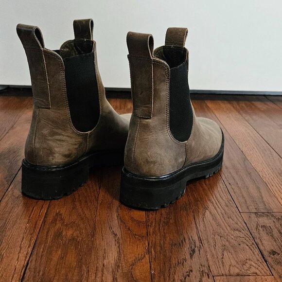 Everlane The Lug Sole Chelsea Boots - Taupe 7.5 - Picture 7 of 7
